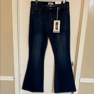 Disclosure Dark Blue Flare Jeans